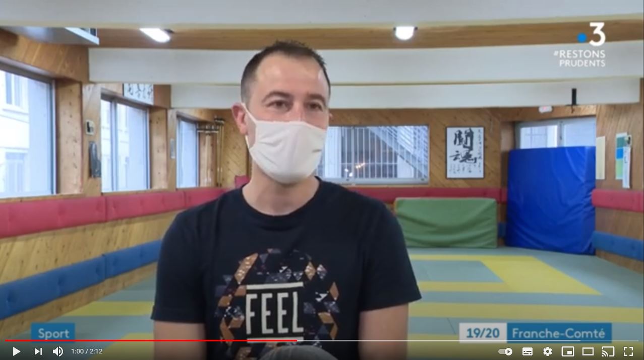 Reportage France 3 sur la reprise du judo